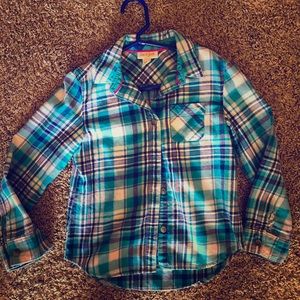 Cat and Jack Girls Flannel Size 6
